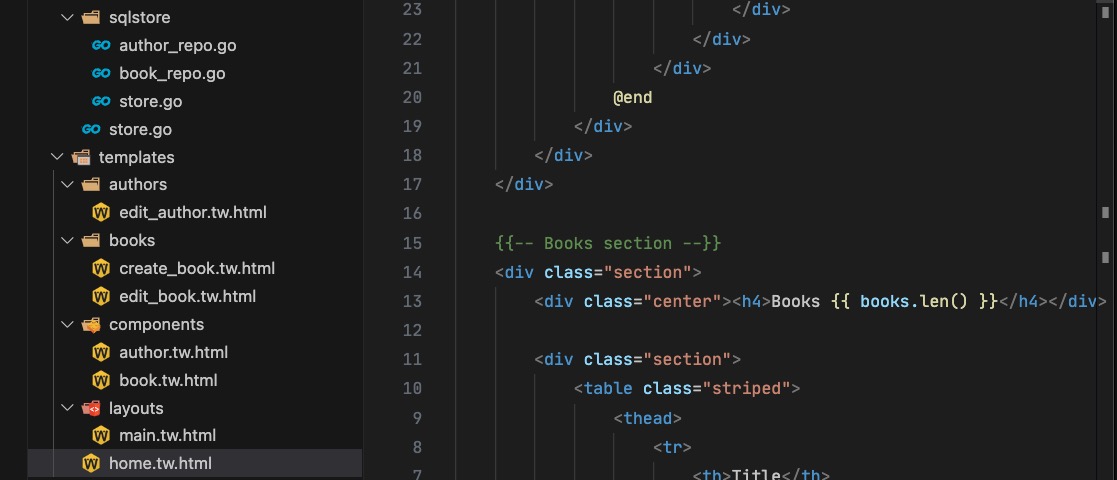 Textwire VSCode extension screenshot